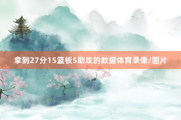 拿到27分15篮板5助攻的数据体育录像/图片